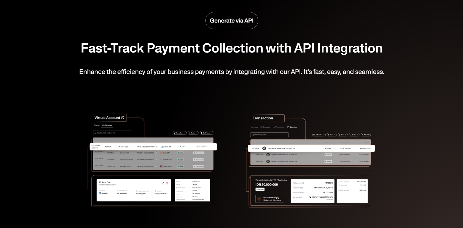 Fast-Track Payment Collection with API Integration